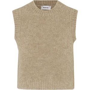 Beige gebreide spencer Hardwick - Modstrom