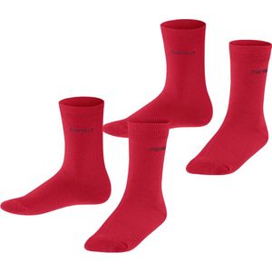 ESPRIT - Foot Logo - Sokken - Roze - Multipack van 2 paar - Katoen