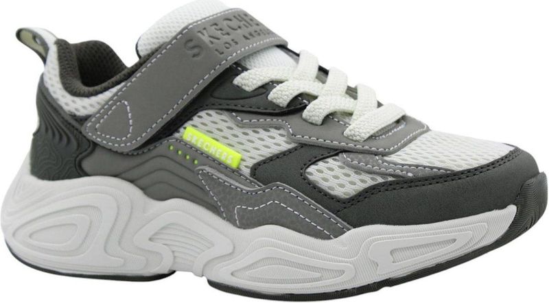Skechers - Mega Quake - Sneakers - Olijfgroen - Synthetisch Leer en Mesh