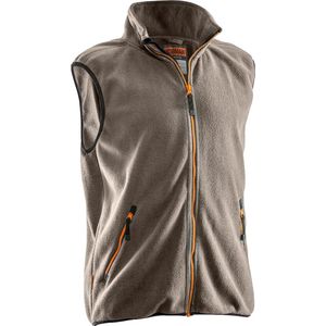 Jobman 7501 Fleece Vest 65750175 - Khaki - XL
