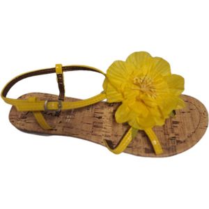 BLINK-SANDAL-YELLOW/FLOWERDECO-SIZE 38