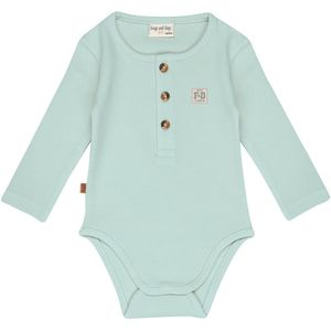 Frogs and Dogs - Wafel Romper LS | Cloud Blue - Katoen - Maat 68