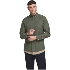 Overhemd Heren Lange Mouw Katoen Zacht
