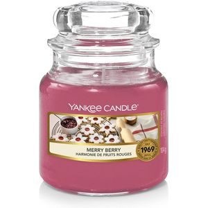 Yankee Candle Geurkaars Small Merry Berry - 9 cm / ø 6 cm
