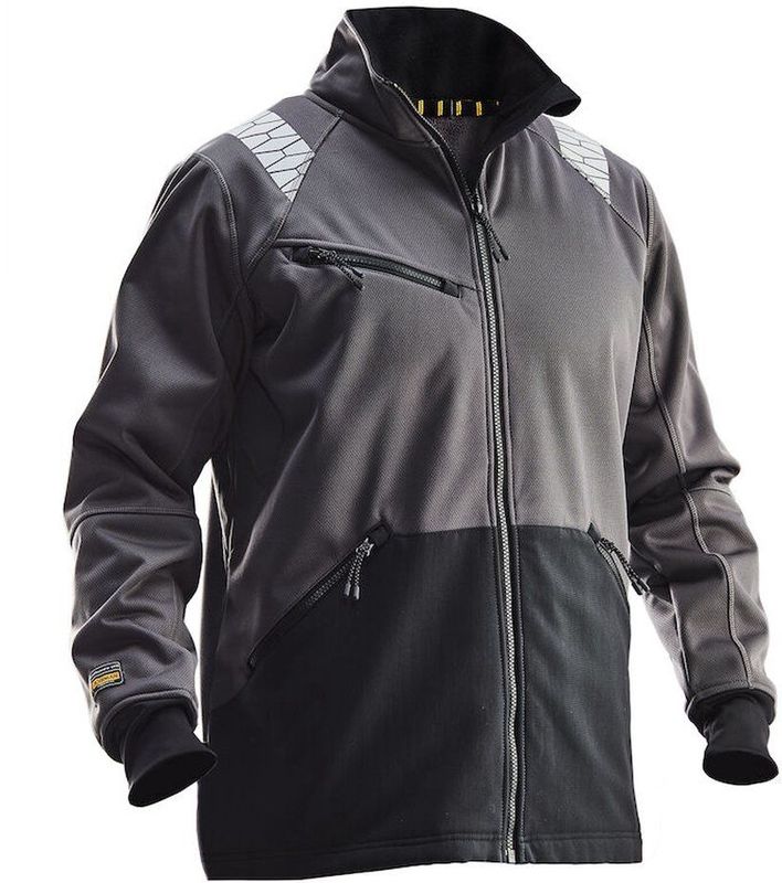 Jobman - 1191 Jacket Windblocker - Donkergrijs/Zwart - Jas - 3-laags Softshell