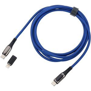 Troika | Oplaadkabel high-speed USB-C 100W | Blauw
