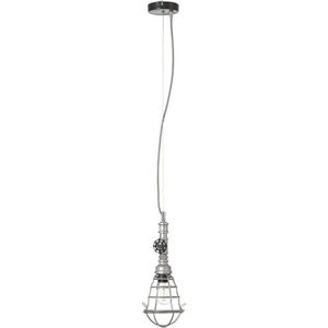BRILLIANT lamp Pijp hanglamp 1-licht zink antiek 1x A60, E27, 60W, geschikt voor standaardlampen (niet inbegrepen) | Schaal A ++ tot E | In hoogte verstelbaar / kabel inkortbaar