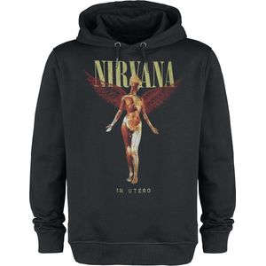Nirvana Amplified Collection - In Utero Dark Night Heren Trui met capuchon - zwart - XXL