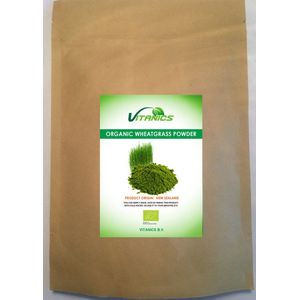 Biologisch Tarwegras Poeder (Nieuw Zeeland) 500g