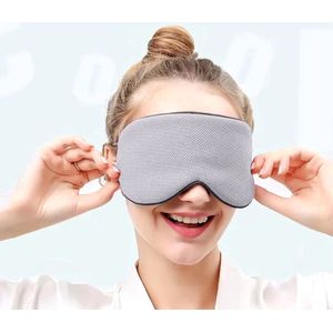 Luxe Slaapmasker vrouwen - verduisterend - ademend oogmasker - Zijde materiaal - ook geschikt voor zijslapers - met kouzijde