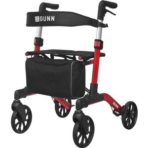 Qunn rollator: stijlvol, lichtgewicht en dubbel opvouwbaar - Zeer veilig & Stabiel