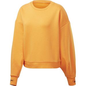 Reebok Sr Oversized Coverup Sweatshirt Vrouwen oranje Xs