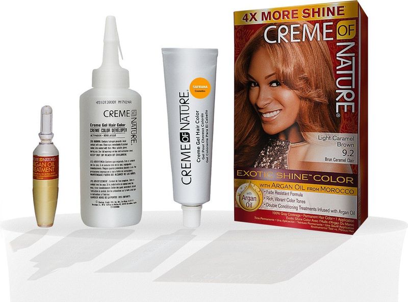 Revlon - Creme of Nature - Permanente Haarkleur - Karamel Bruin 9.2 - 56 g