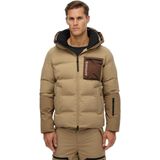 Superdry - Ski Sports Padded Block Jacket - Bruin - Jas