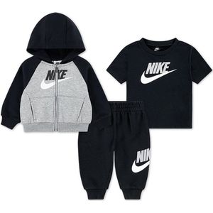 Nike - Color Blocked Hbr Jogger Set - Zwart - 3 Eenheden - Jongens, Meisjes