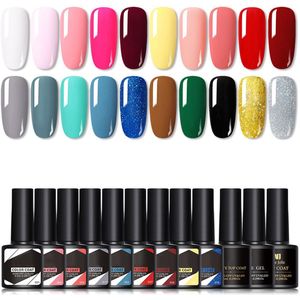NAXSIR UV Gel Nagellak Set • 20 Kleuren + Basis & Top Coat • Langdurige Houdbaarheid • DIY Manicure voor Thuis