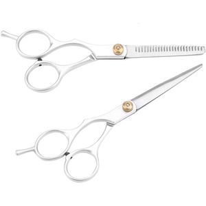 Allecto Plus - Professionele haarsnijdende schaar Set voor Salon Kapper - Haarknippen en Dunner gereedschap - Haar knippen en stylen - Professionele tools voor kappers - 2 zoekwoorden toegevoegd: knippen, stylen.