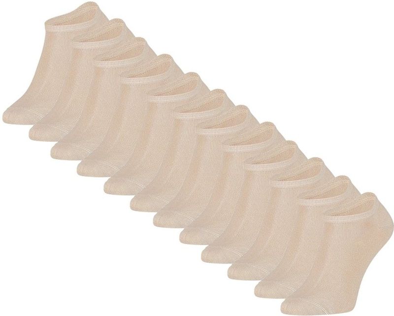 Bamboe sneakersokken - 12 paar - 35/38 - Zwart