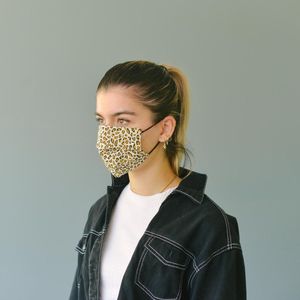 Mondkapje - Mondmasker van Het Maskerhuis met Luipaard print - Zacht draagcomfort - Mond Masker - Mondkapje - Bescherming Openbaar Vervoer - Trein, Metro, Tram of Bus - Mannen en Vrouwen - Niet Medisch - Wasbaar - Katoen - Tijger