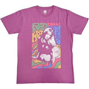 Red Hot Chili Peppers - Kneeling Girl Heren T-shirt - S - Roze