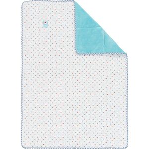 Lief! - Sterretjes - Deken - Blauw - Wiegje - 75x100 cm