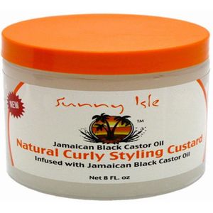 Sunny Isle - Jamaican Black Castor Oil Curly Custard - 237 ml - Haarolie