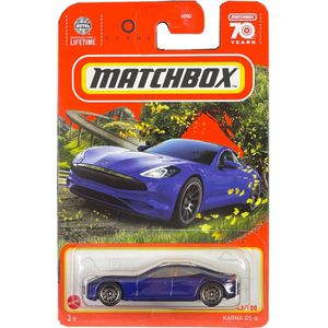 MATCHBOX KARMA GS-6 43-100 METALIC BLUE (1:64) AUTO