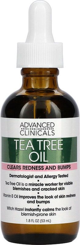 Advanced Clinicals - Tea Tree Oil - Gezichtsolie - 53 ml