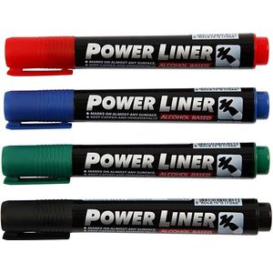 Power Liner, lijndikte: 1,5-3 mm, kleuren assorti, 4div