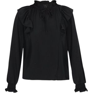 DreiMaster - Classic Look - Blouse - Tijdloos - Normale Pasvorm - Sleutelgathals