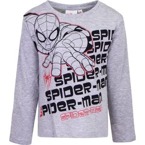 Marvel Spiderman shirt - Lange mouw - SPIDERMAN - grijs - maat 98 (3)