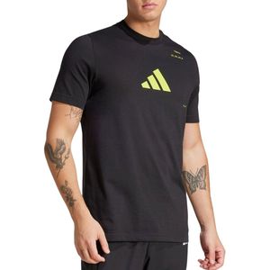 adidas - T-shirt - Wit - Katoenmix - AEROREADY Technologie