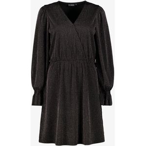 TwoDay dames party jurk zwart zilver - Maat S