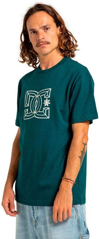 Dc Shoes Outline Star T-shirt Met Korte Mouwen Groen S Man