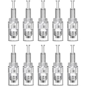JGS Premium - Naaldpatroon set 10 stuks voor dermapen met micronaaldstift, verstelbare naaldpen.