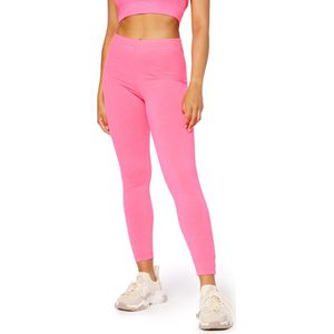 Bellivalini Dames Leggings - Neon - Vrijetijdsbroek - Lange - Polyester - BLV-BLV50-294-LE - Roze - XS