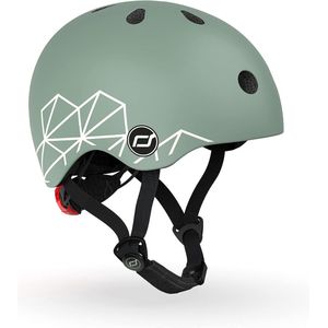 Helm XS voor Scooters - Groene Lijnen Lifestyle