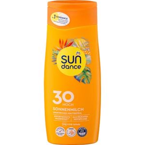 Zonnemelk SPF 30 Hoog - SUNDANCE | 1x 200 ml - Factor 30 Hoog | UVA+UVB Instant Bescherming - Vegan