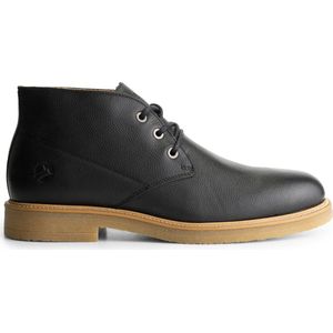 Ryhall - Veterboots - Zwart - Leer