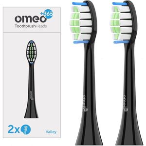 OMEO +365 OH-32B Valley - Opzetborstels voor sonische tandenborstel - Compatibel met OMEO modellen