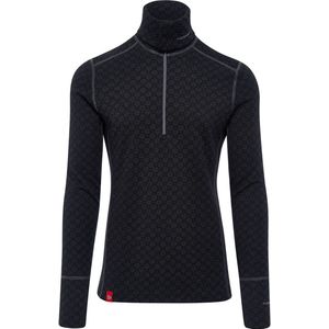Thermowave Merino Xtreme L/S Shirt 1/2 Zip Turtle Neck Merino-ondergoed (Heren |zwart)