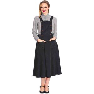 Banned - Mary-Jane Flare jurk - S - Zwart