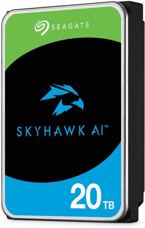 Seagate - Skyhawk AI - Harde Schijf - 20 TB - 3.5 inch - SATA 6G - 512 MB Cache - 7200 RPM