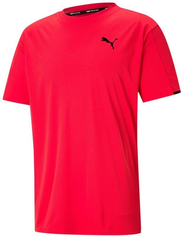 Puma - Train Graphic - T-shirt - Rood - Korte Mouwen