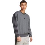 adidas - Essentials 3 Stripes - Fleece Sweatshirt - Zwart