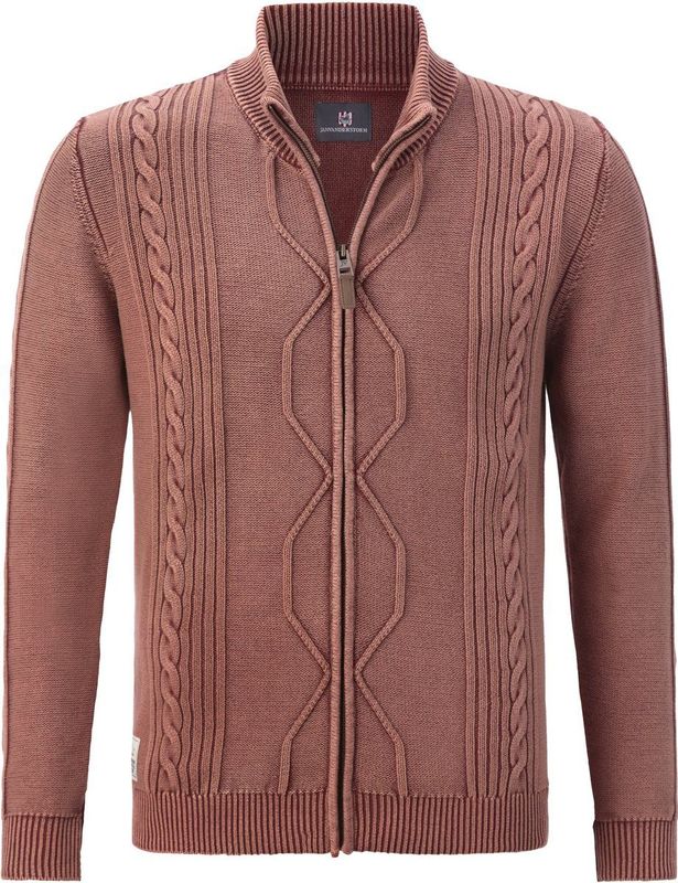 AKSELSKAR - Vest - Rood - Patroon