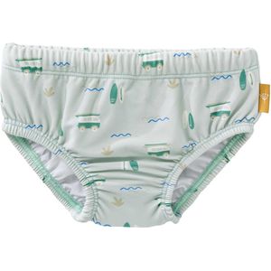 Fresk UV Zwembroek - 62/68 - Ruimte voor Zwemluier - UV-bescherming UPF 50 - Dubbel Gevoerde Zwemkleding - Rekbaar Bikinibroekje - Aansluitende Pasvorm - Badkleding voor Jongens - Mintgroen - Surf Boy