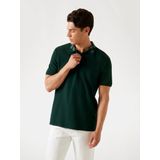 Guess - M5YP34KCJV1 - Poloshirt - Groen - Katoen - Korte Mouwen