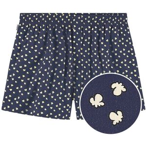 POCKIES Navy Popcorn Boxershorts Heren - Blauw - Maat S