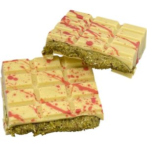 Candyshop Lolo's Dubai Chocolade Pistache 45% Crunchy Kadayif White en-Pink Edition Limited 200 gr Viral &De beste